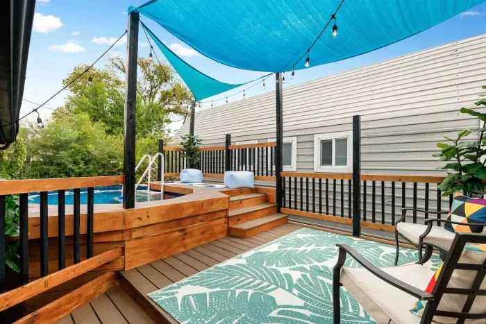 Pool Deck with Shade