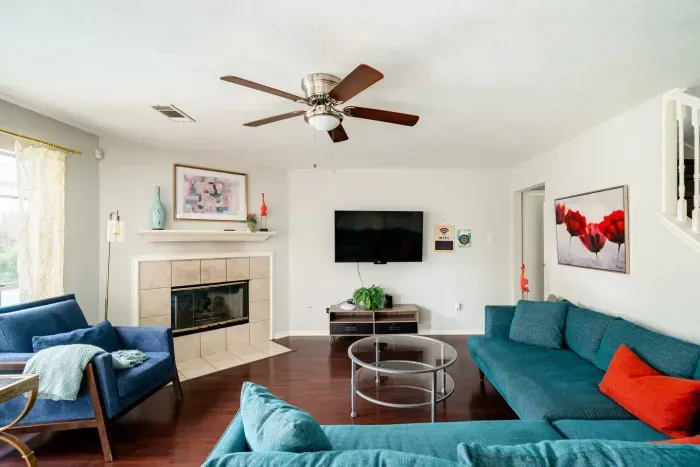 Living Room with Fireplace 2