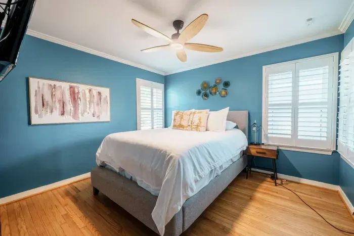 Cozy Blue Bedroom