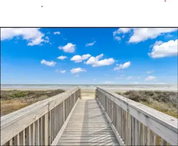 Steps from your front door, the boardwalk leads you to soft sand, seashells and wide-open Gulf views.