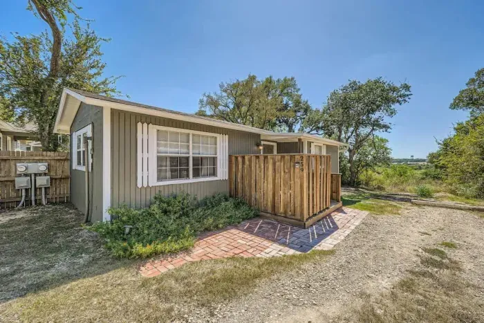 Quaint exterior with classic touches and a welcoming feel.