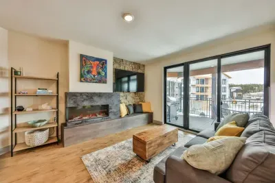 3. Unwind in a comfortable living space thoughtfully styled for warmth and sophistication.