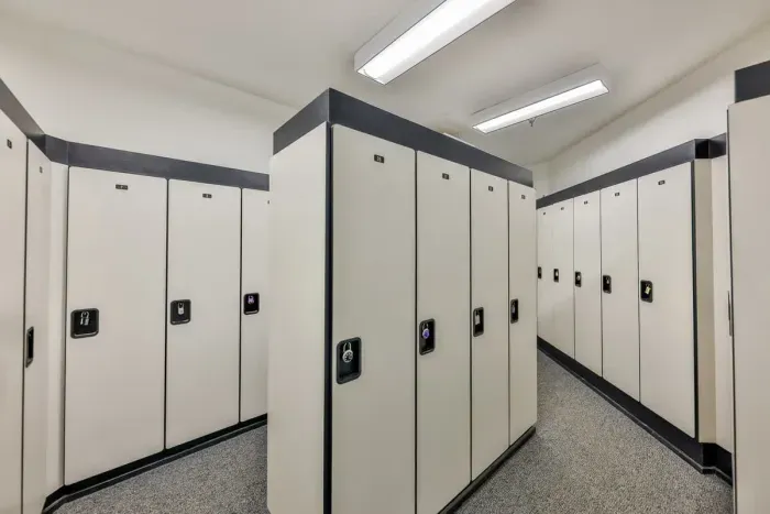 Exclusive private locker room offering secure, effortless storage steps from the slopes.