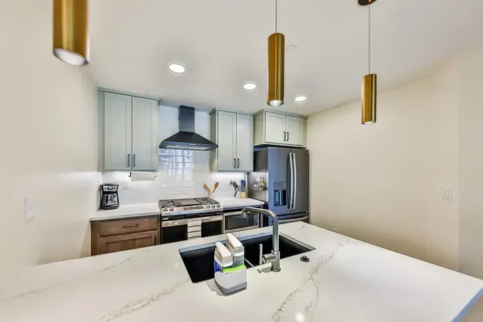 The open concept dining area designed for sophisticated meals and effortless entertaining.