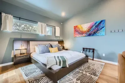 Enjoy premium linens, extra pillows, and a super-comfy mattress.