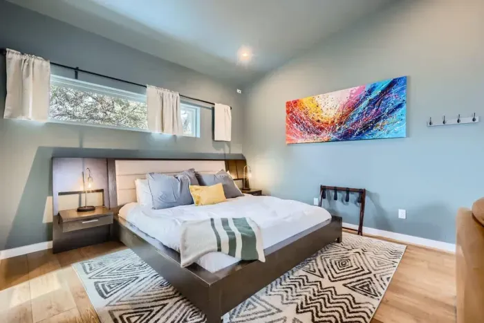 Enjoy premium linens, extra pillows, and a super-comfy mattress.