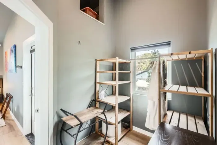 With plenty of closet space and tasteful decor, feel right at home.