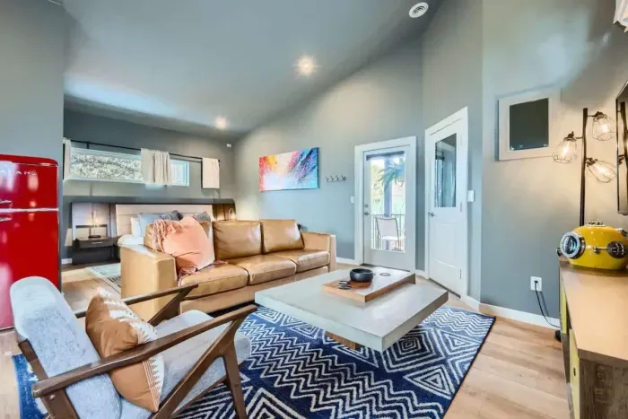 Unwind in style with elegant decor and all the comforts of home.