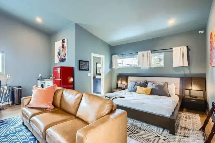 A lovely space to return to after a day of exploring the area.