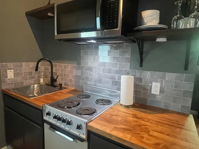 With expanded prep space, modern appliances, and thoughtful amenities, this new kitchen makes longer stays and cozy nights in even more comfortable