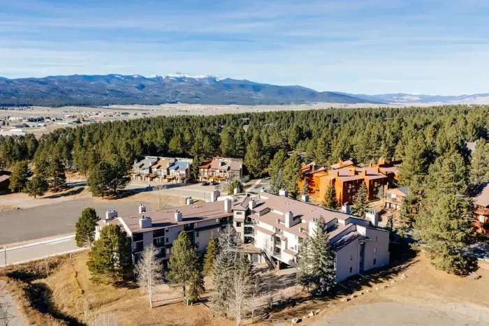 Serene alpine community with direct access to Angel Fire’s top outdoor activities.