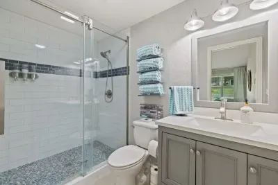 Relax in the en suite bathroom, designed for ultimate comfort and convenience. Featuring modern fixtures, a spacious shower or bathtub, and elegant finishes, it offers a private, spa-like retreat just steps from your bedroom.