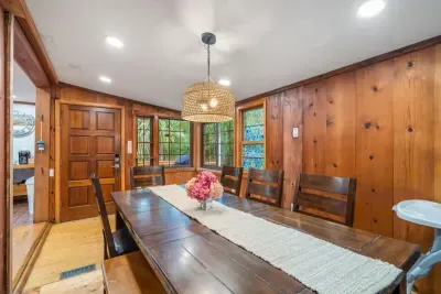 A thoughtfully designed dining area, ideal for family meals or celebrations.