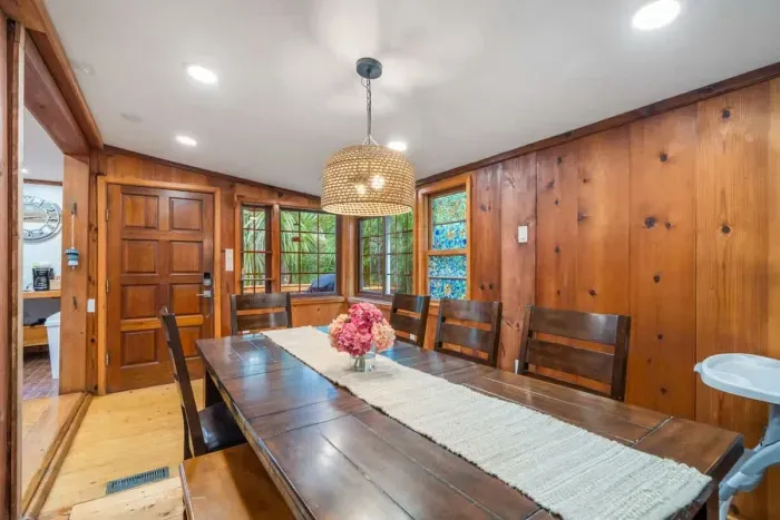 A thoughtfully designed dining area, ideal for family meals or celebrations.