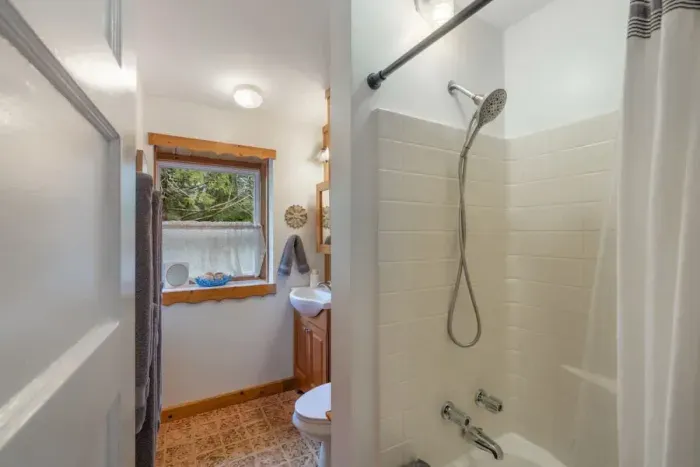 Functional bathroom with thoughtful details and plenty of storage for your essential