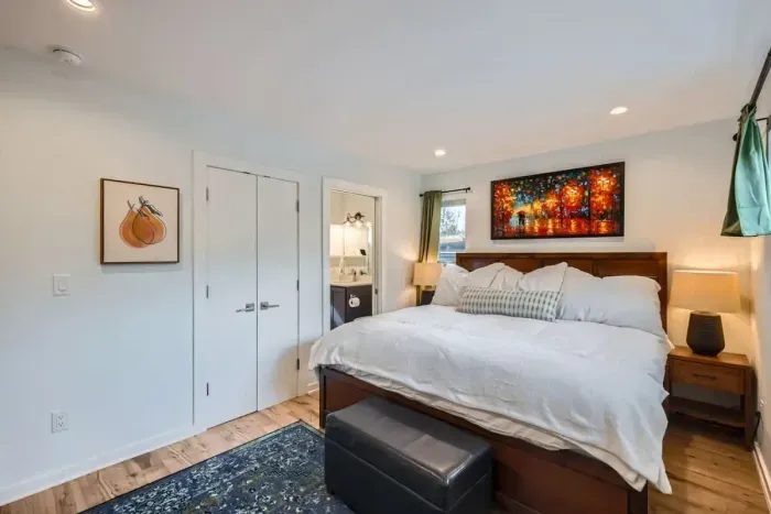 Wake up refreshed in a bedroom filled with natural light and peaceful vibes.