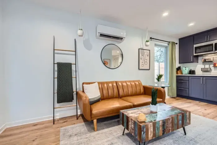 An inviting space to chat, play games, or enjoy a movie night together.