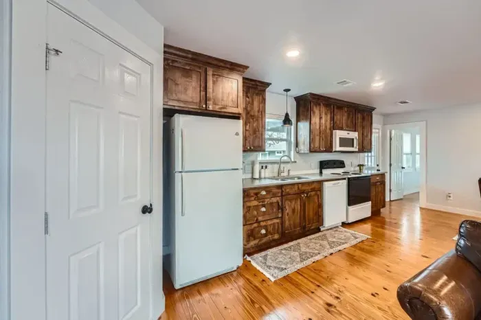 Whip up meals with ease, complete with full-size appliances and plenty of space to gather.