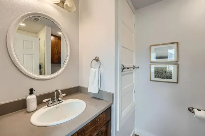 Secondary Bathroom-Pristine and thoughtfully cleaned, so you feel right at home.