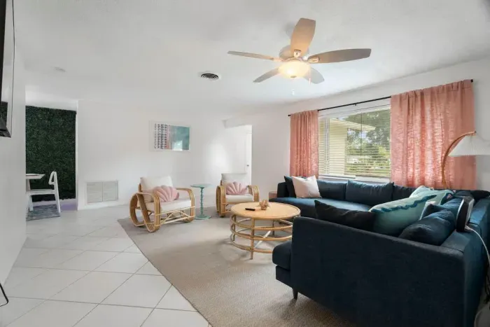 4 Bright and airy living space with modern furnishings and plenty of natural light.