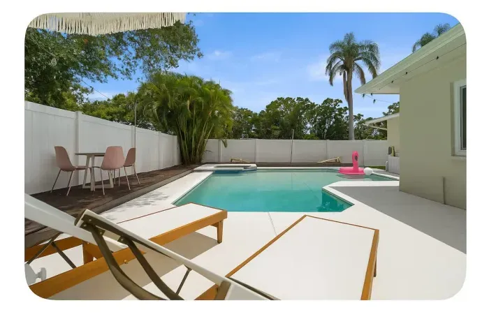 A backyard built for bliss - relax, refresh, and repeat.