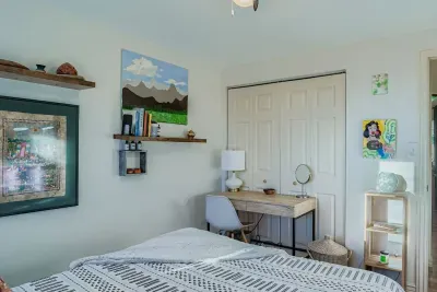 Bright third bedroom perfect for families or guests.
