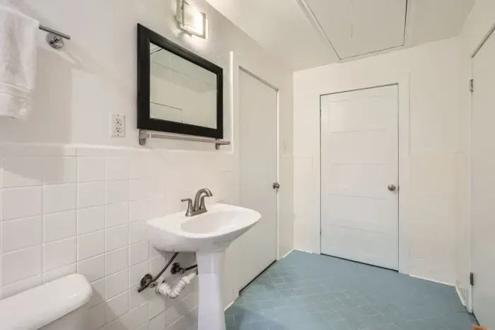 Sparkling clean and fully stocked with essentials. Start and end your day refreshed!