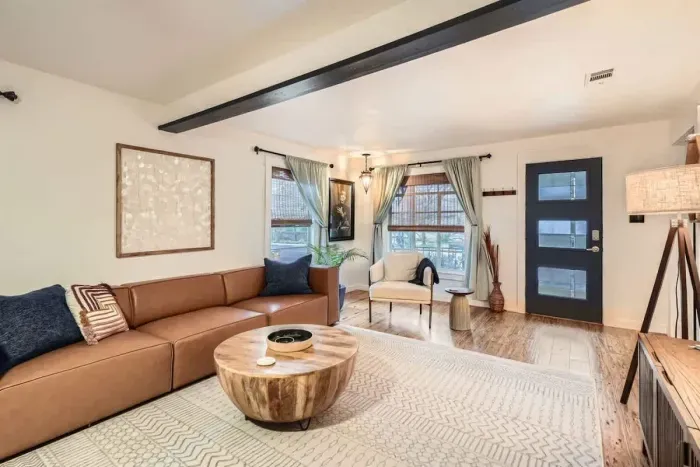 A living room designed for relaxation, comfort, and connection.