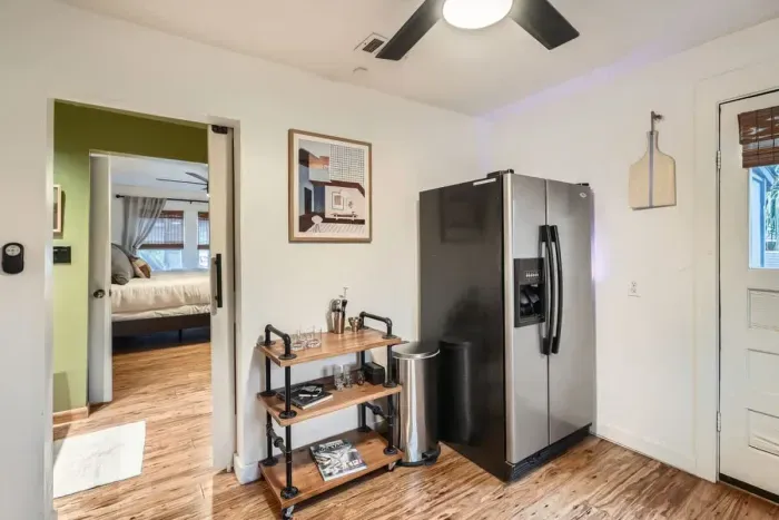 Fully equipped kitchen with everything you need. Just bring your groceries and creativity!