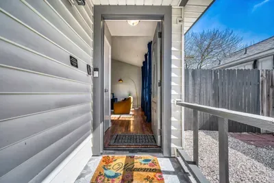 Welcoming private entry with a bright, open feel as you step inside