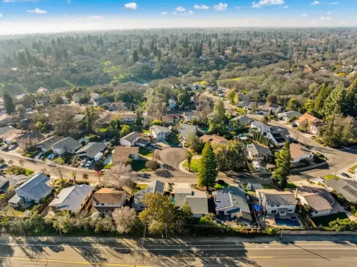 Scenic views showcasing the calm suburban setting and nearby communities.