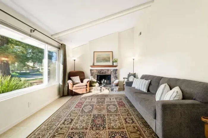 Comfortable seating, large windows, and an open layout perfect for relaxing.