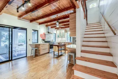 Stairs leading to Bedroom 2