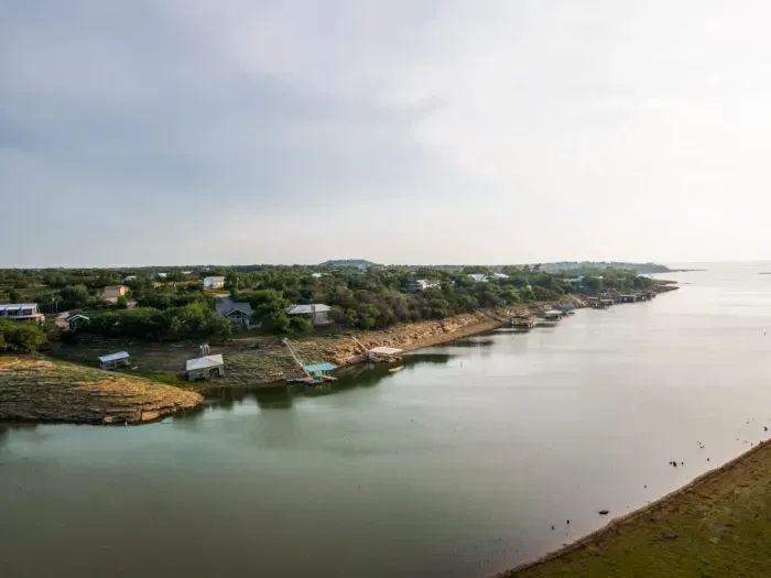 Aerial view of the back.