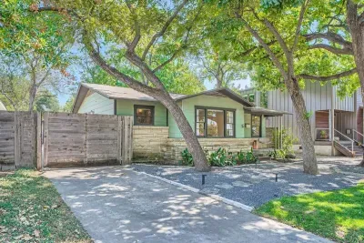 Spacious and beautifully landscaped backyard, ideal for gatherings or quiet relaxation.