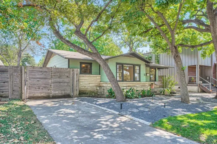 Spacious and beautifully landscaped backyard, ideal for gatherings or quiet relaxation.