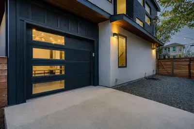 Modern exterior with free parking