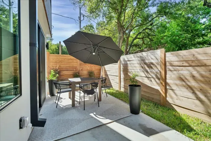 Amazing outdoor space with patio and outdoor furniture for relaxing!