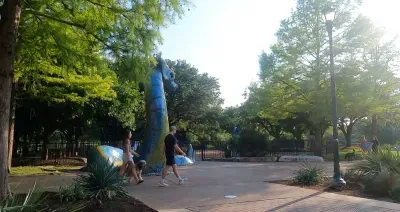 There are parks and playgrounds all over Austin!