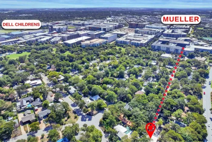 The Mueller neighborhood is a short drive from Dell Childrens