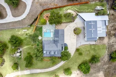 Experience the full scope of this stunning property from above.