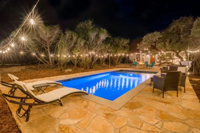 Pool days just got better! Enjoy this private retreat designed for rest and recreation.