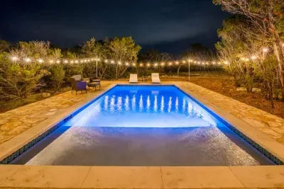 Make a splash! The backyard pool is your ultimate destination for fun and relaxation.