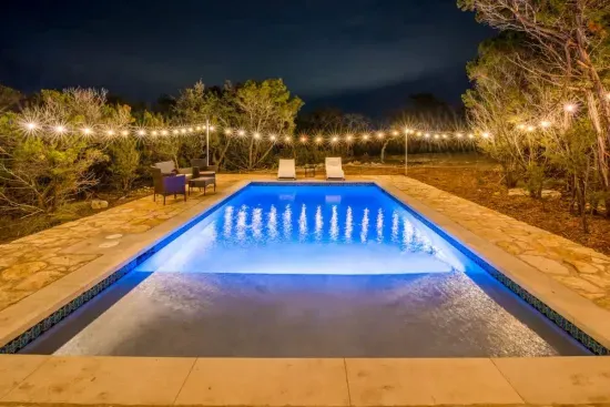 Make a splash! The backyard pool is your ultimate destination for fun and relaxation.