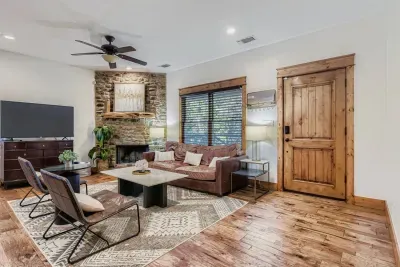 Cozy living room with comfortable seating.