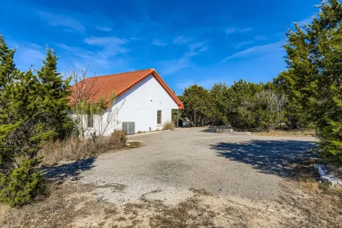 Private Hill Country backyard.