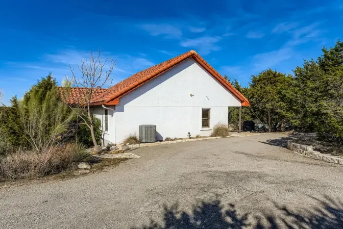 Exterior view with spacious grounds.