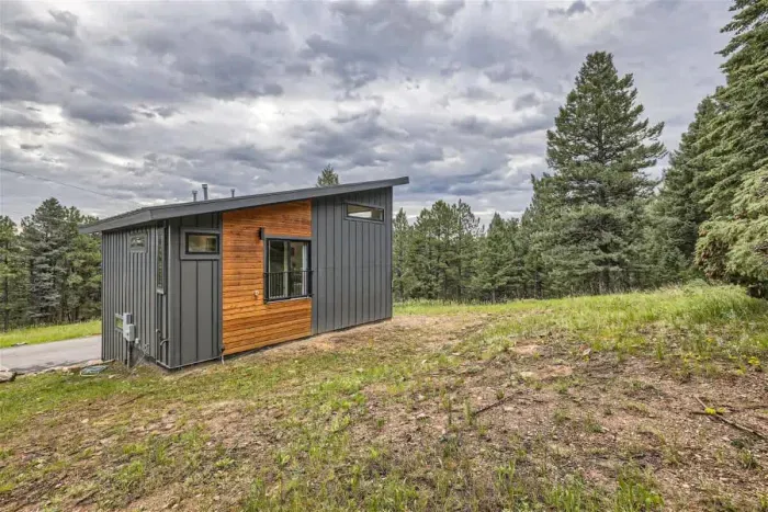 Back and future place for deck and hot tub in summer