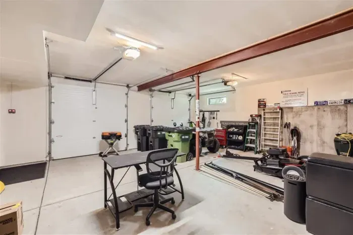 Desk. Open the garage door and work with a view