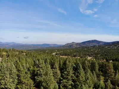 Drone from above the house